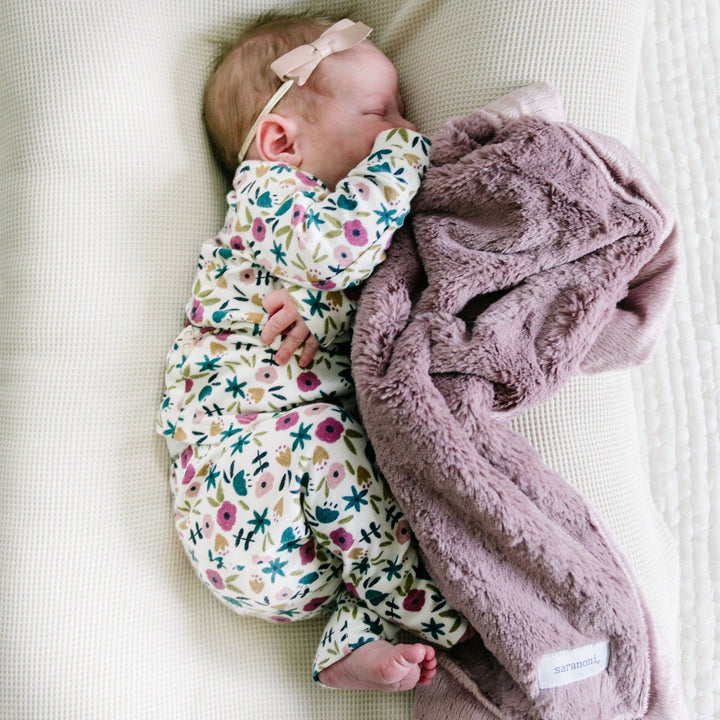 Lush Mini Blanket- Bloom by Saranoni