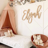 Sugar + Maple Custom Personalized Wood Name Sign