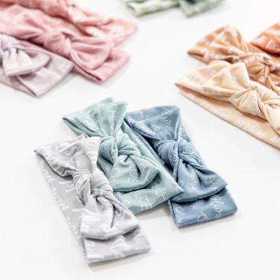 Sugar + Maple Personalized Bow | Repeating Name