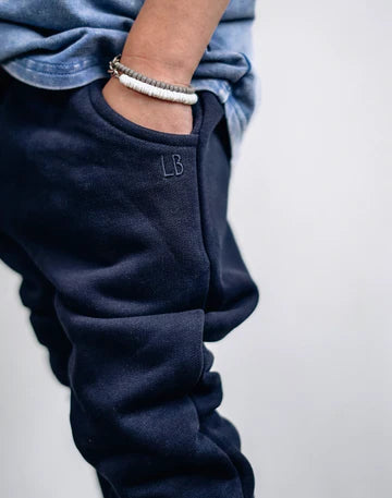 Embroidered Jogger by Little Bipsy