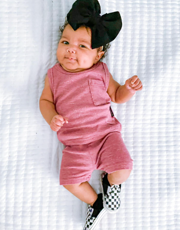 Ribbed Biker Short by Little Bipsy