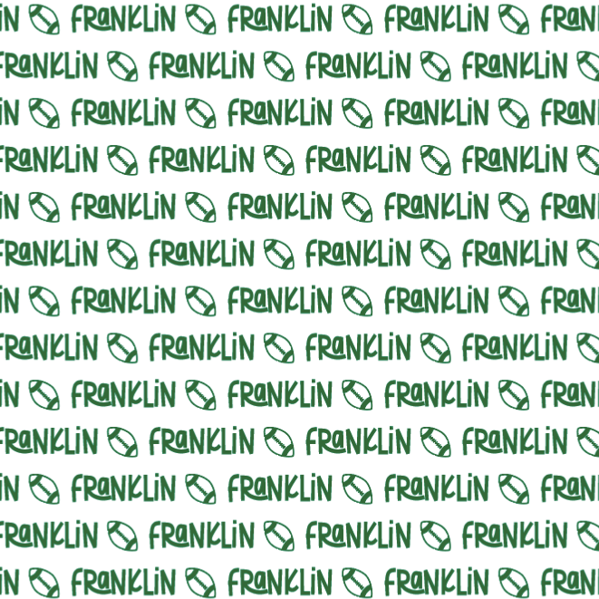 Sugar + Maple Plush Minky Fleece Personalized Blanket | Football Icon Repeating Name