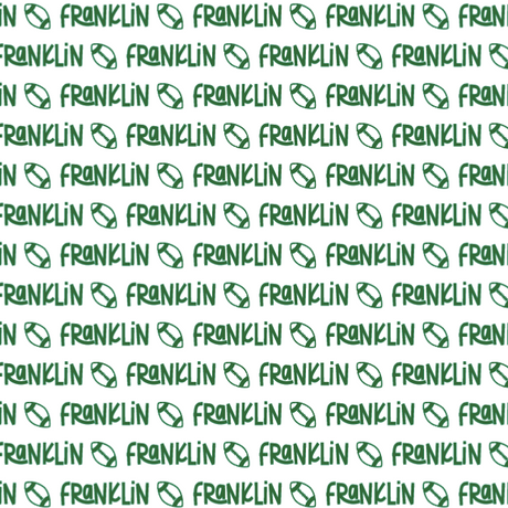 Sugar + Maple Plush Minky Fleece Personalized Blanket | Football Icon Repeating Name