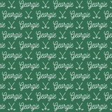 Sugar + Maple Plush Minky Fleece Personalized Blanket | Repeating Name