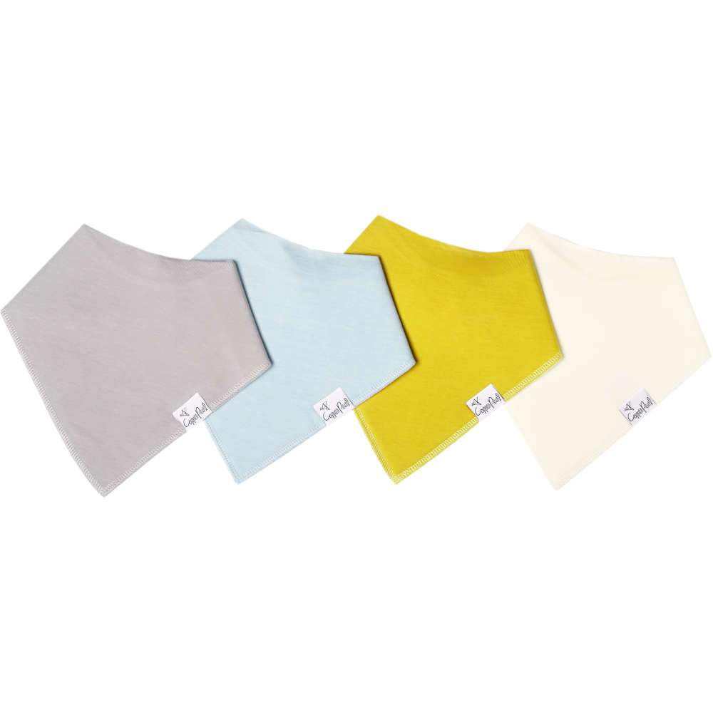 Baby Bandana Bibs in Stone by Copper Pearl