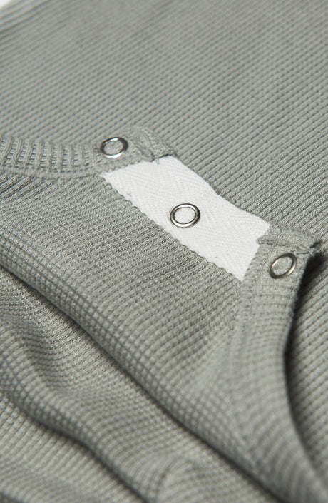 Waffle Long Sleeve Bodysuit by Loulou Lollipop