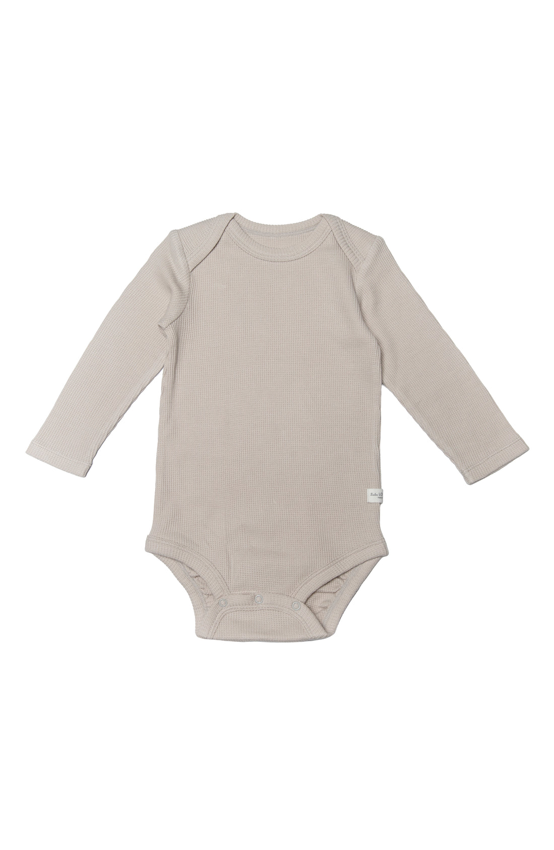 Waffle Long Sleeve Bodysuit by Loulou Lollipop