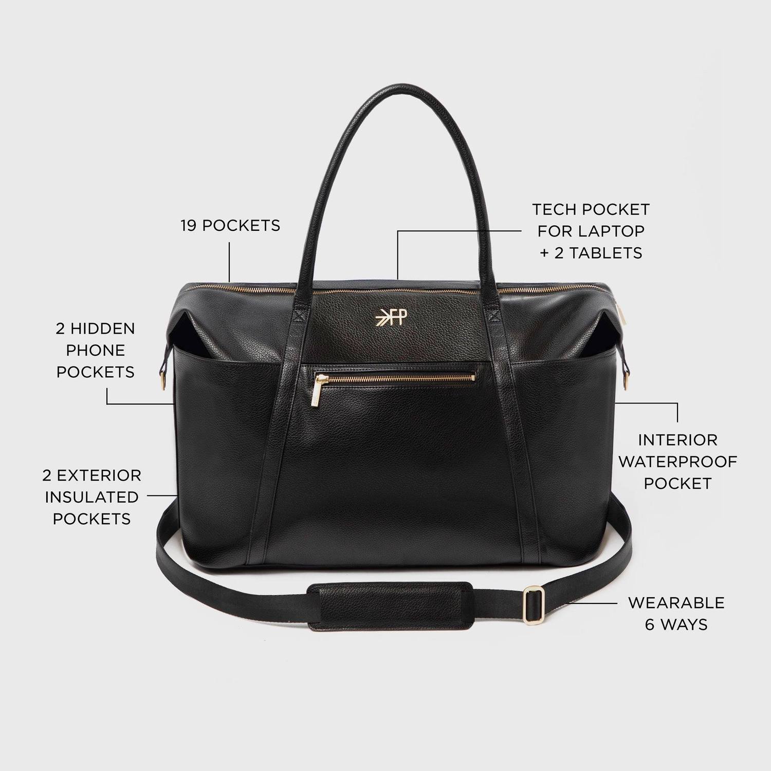 Weekender in Ebony by Freshly Picked