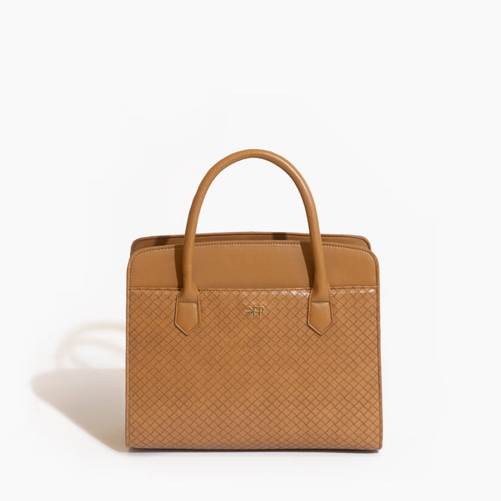Woven Windsor Satchel by Freshly Picked