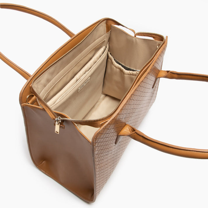 Woven Windsor Satchel by Freshly Picked