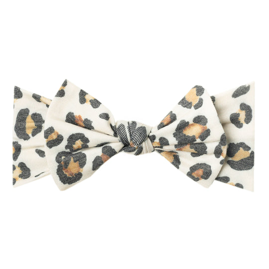 Knit Headband Bow in Zara by Copper Pearl