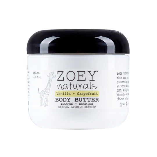 Zoey Naturals - Vanilla + Grapefruit Body Butter