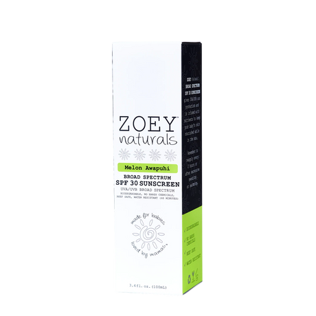 Zoey Naturals - Melon Awapuhi SPF 30 Sunscreen