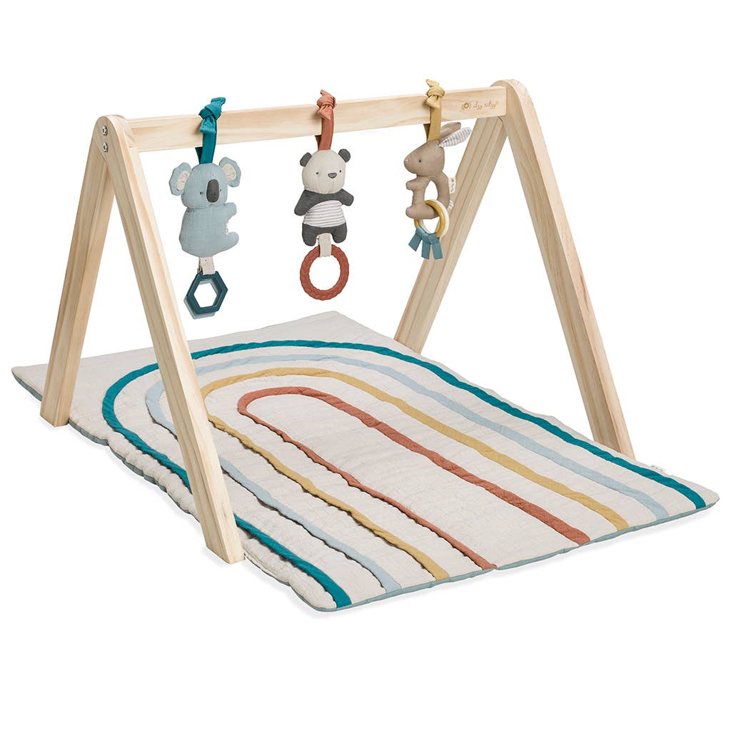 Itzy Ritzy - Ritzy Activity Gym™ Wooden Gym with Toys