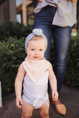 Baby Bandana Bibs in Lola Set by Copper Pearl