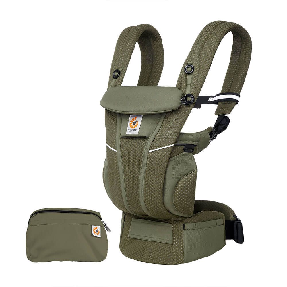 Omni Breeze Baby Carrier in Olive Green by Ergobaby – Pi Baby Boutique