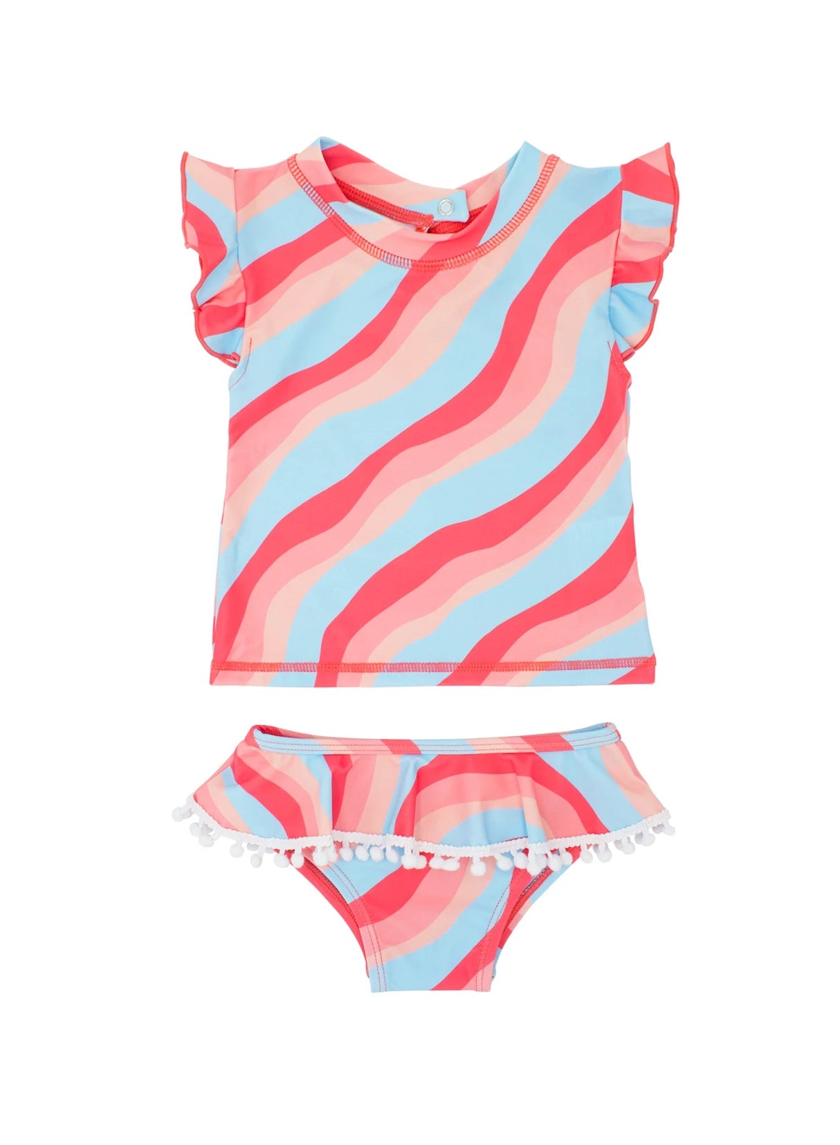 Feather 4 Arrow - Seashell Baby Ruffle Set - Reef Break