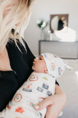 Top Knot Hat in Baja by Copper Pearl