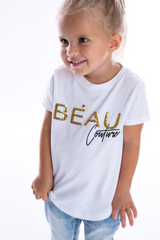 BÉAU Couture Tee in White by Beau Hudson