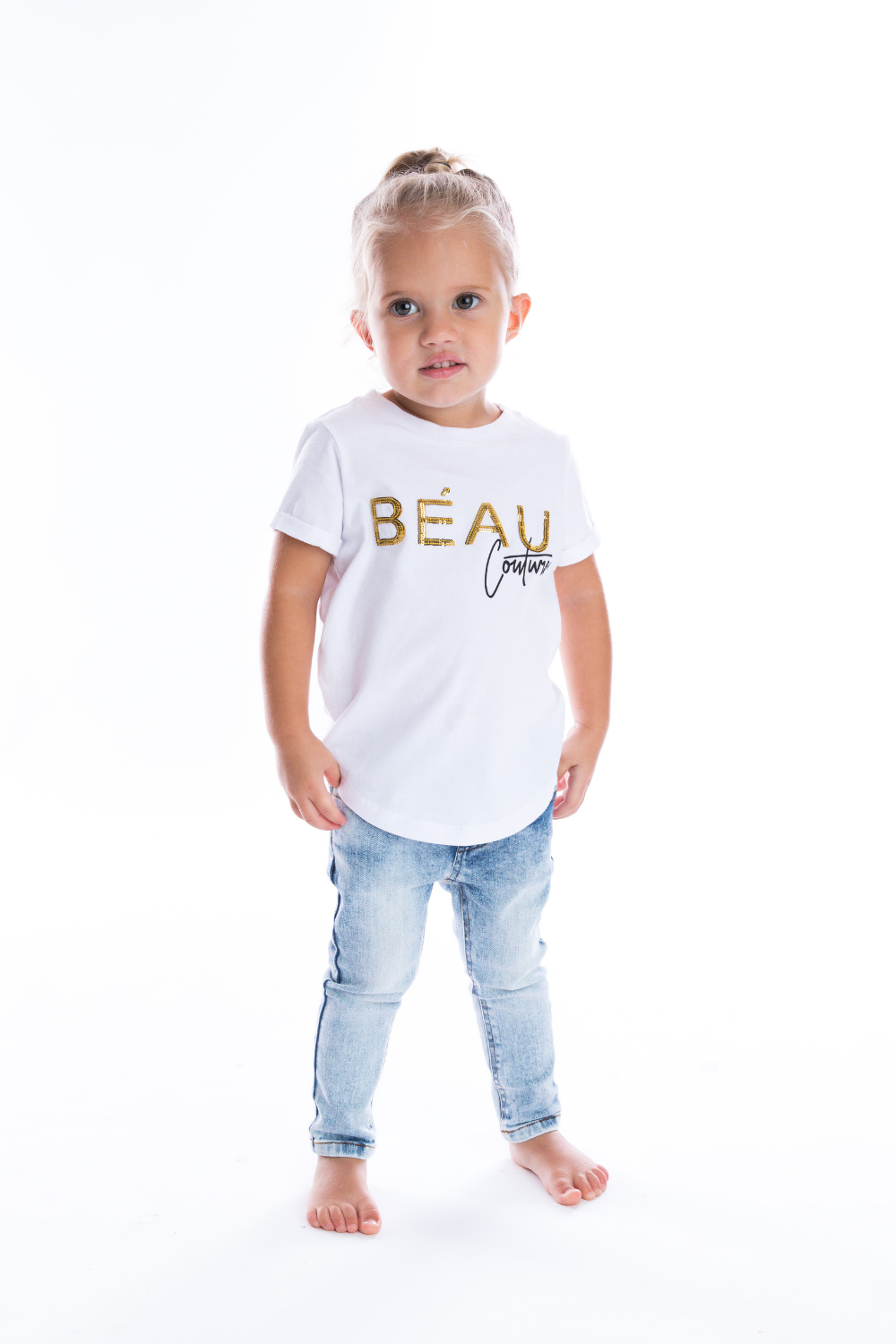 BÉAU Couture Tee in White by Beau Hudson