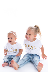 BÉAU Couture Tee in White by Beau Hudson