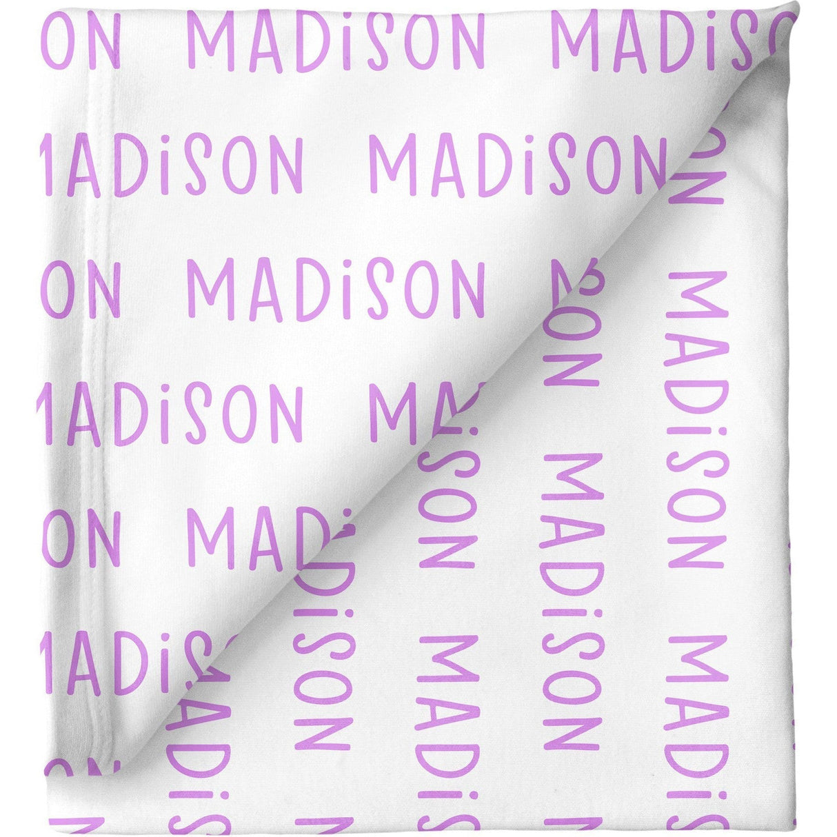 Sugar + Maple Personalized Stretchy Blanket | Repeating Name