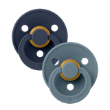BIBS - Pacifier 2 pk Colour Collection - Deep Space/Petrol