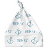 Sugar + Maple Personalized Knotted Baby Hat | Anchor