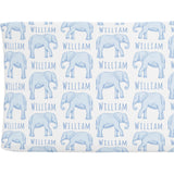 Sugar + Maple Personalized Changing Pad Cover | Elephant