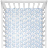 Sugar + Maple Personalized Crib Sheet | Elephant