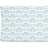 Sugar + Maple Personalized Changing Pad Cover | Rainbow