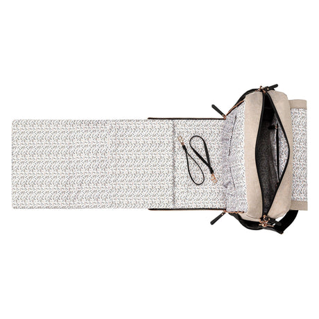 Boxy Backpack in Sand/Black by Petunia Pickle Bottom