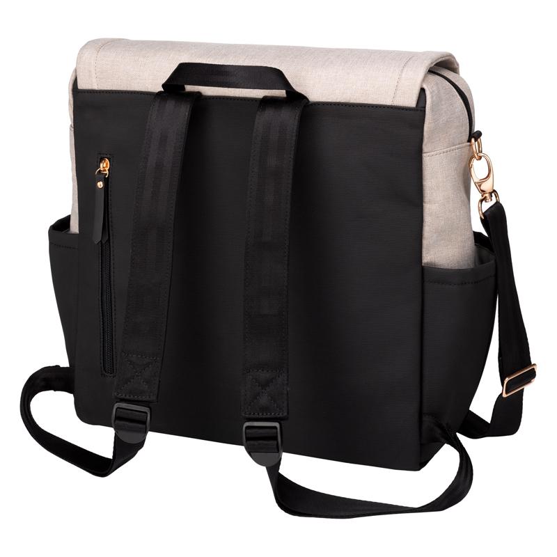 Boxy Backpack in Sand/Black by Petunia Pickle Bottom