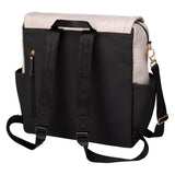 Boxy Backpack in Sand/Black by Petunia Pickle Bottom