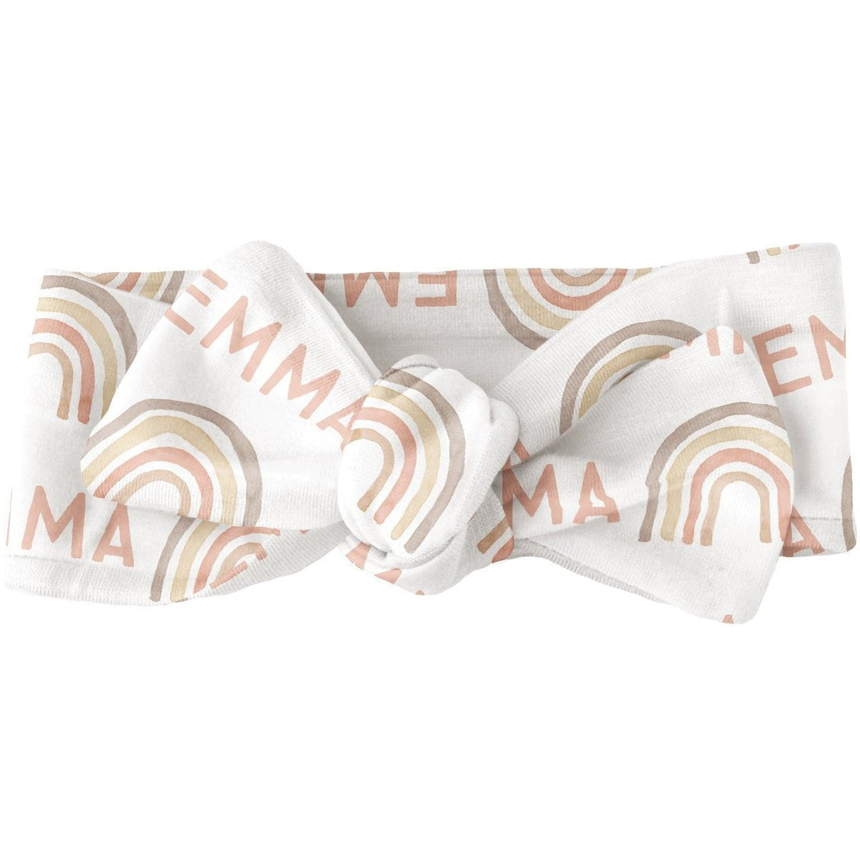 Sugar + Maple Personalized Bow | Rainbow