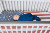Premium Crib Sheet in Patriot by Copper Pearl