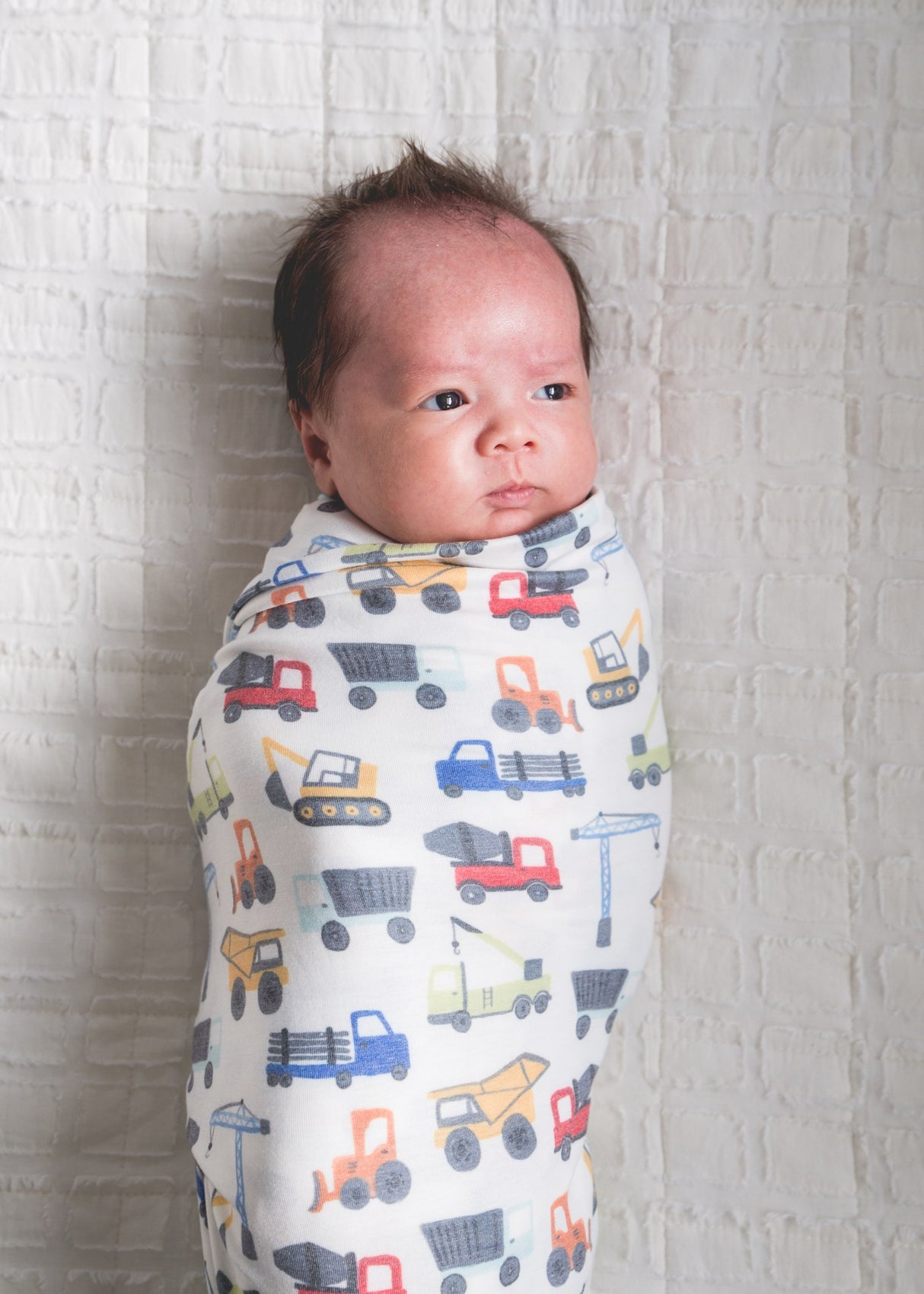 Knit Swaddle Blanket in Diesel by Copper Pearl