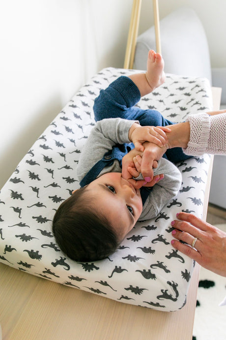 Premium Diaper Changing Pad Cover in Wild by Copper Pearl