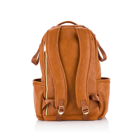 Cognac Boss Plus™ Backpack Diaper Bag by Itzy Ritzy