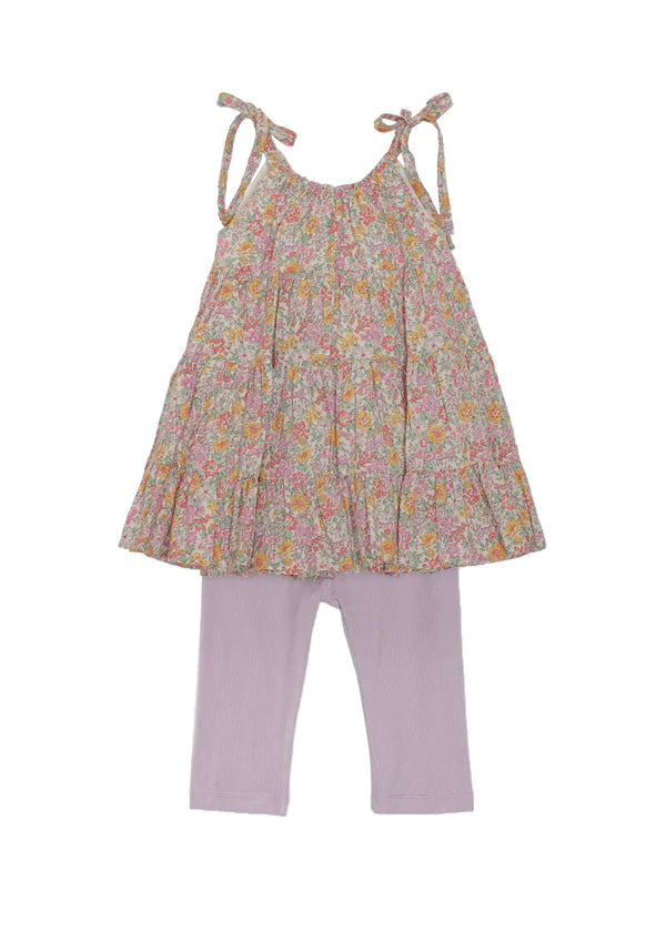 Mabel + Honey - California Meadows Woven + Knit 2 pc Set