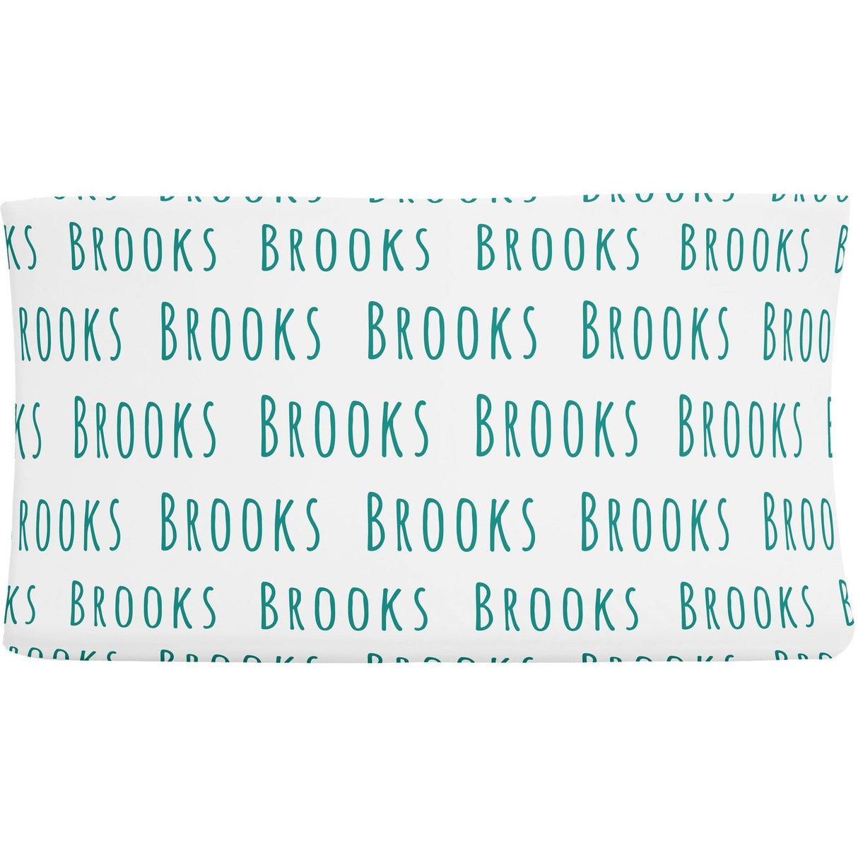 Sugar + Maple Personalized Changing Pad Cover | Repeating Name