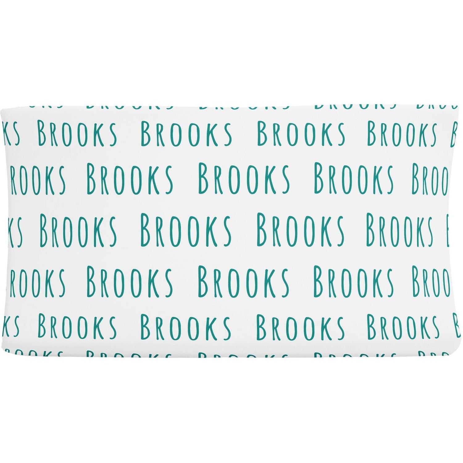 Sugar + Maple Personalized Changing Pad Cover | Repeating Name