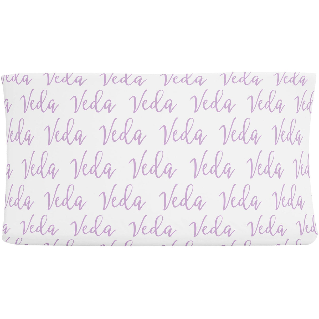 Sugar + Maple Personalized Changing Pad Cover | Repeating Name