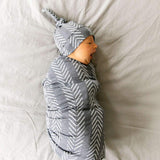 Knit Swaddle Blanket in Canyon by Copper Pearl