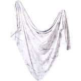 Knit Swaddle Blanket in Marble by Copper Pearl