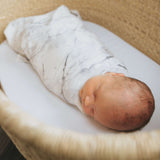 Knit Swaddle Blanket in Marble by Copper Pearl