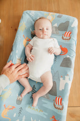 Premium Changing Pad Cover in Viking by Copper Pearl