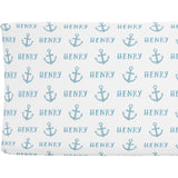 Sugar + Maple Personalized Changing Pad Cover | Anchor