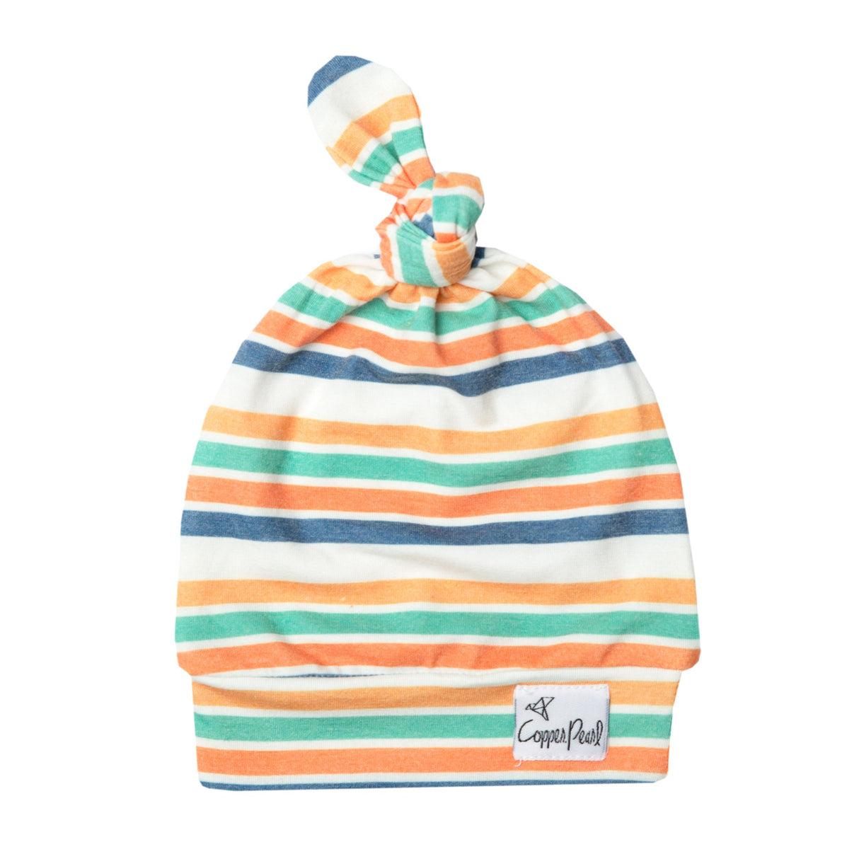 Top Knot Hat in Retro by Copper Pearl