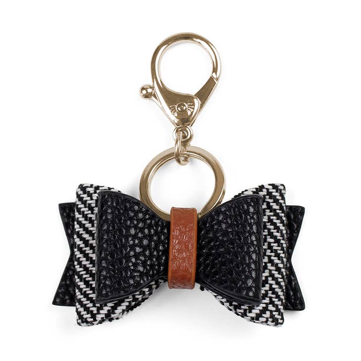 Coffee & Cream Boss Bow™ Keychain Charm by Itzy Ritzy